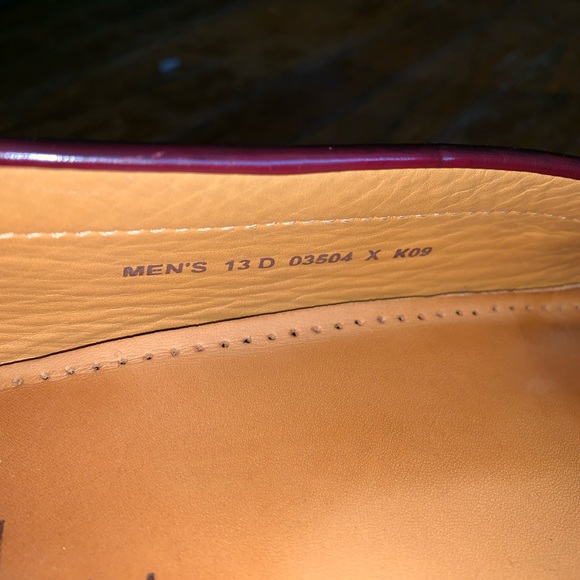 Cole Haan Brown Leather Slip On Loafers Size 13D - Picture 6 of 8